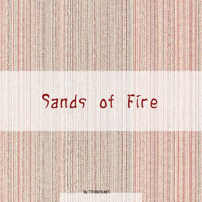 Sands of Fire example